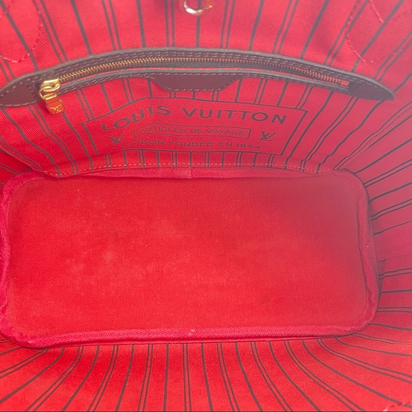 Louis Vuitton Neverfull Pm Damier Ebene with Pochette Authentic - Picture 7 of 12